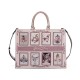 Sweet Rose Imaginary Butterfly Small and Large Tote Bag(Limited Stock/3 Colours/Full Payment Without Shipping)